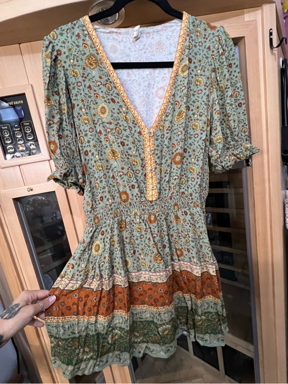 Spell Lady Untamed Matcha play dress in size medium - Picture 3 of 14